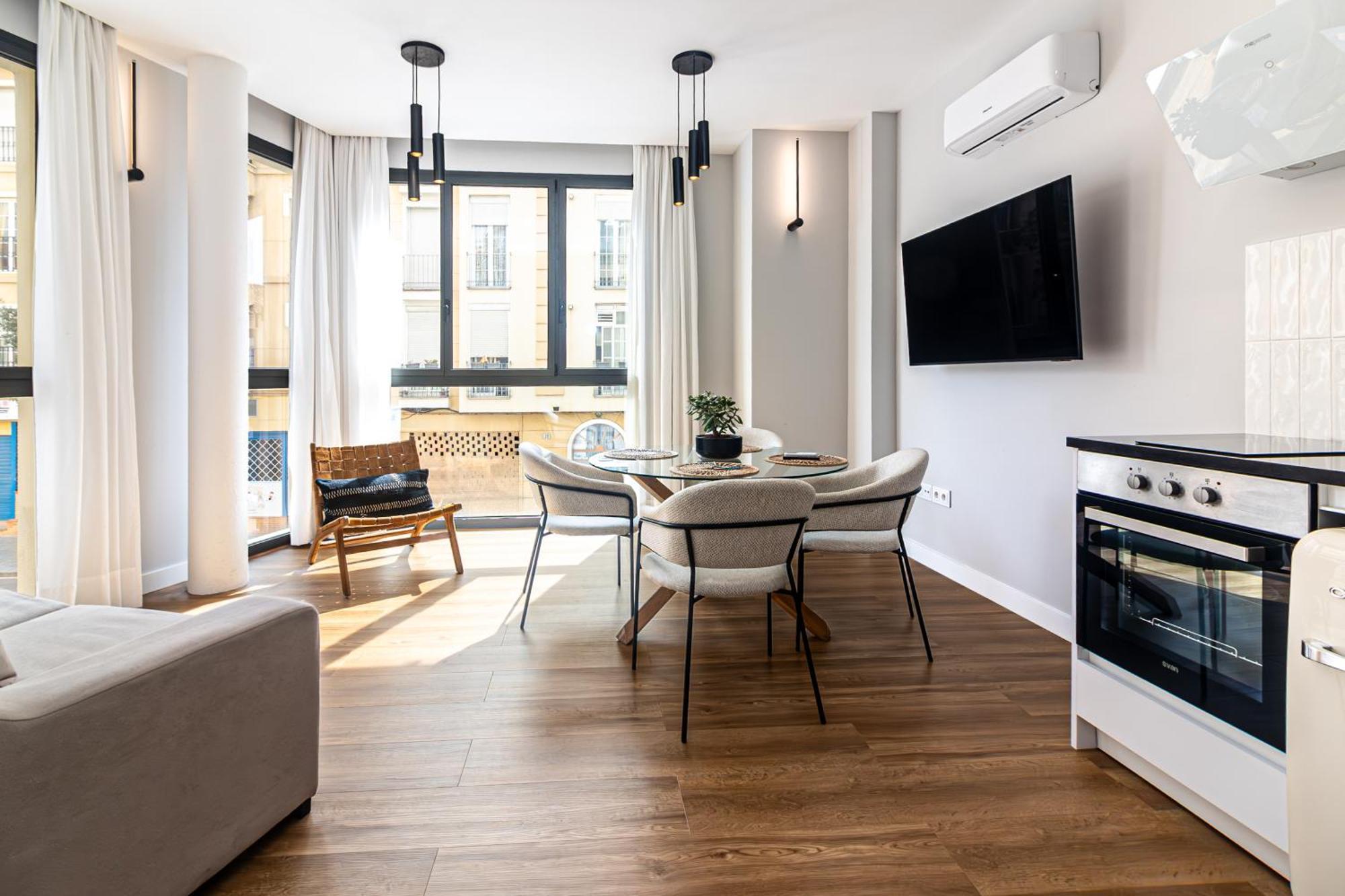 Malaga Center Flat Boutique Apartments City Center Bagian luar foto