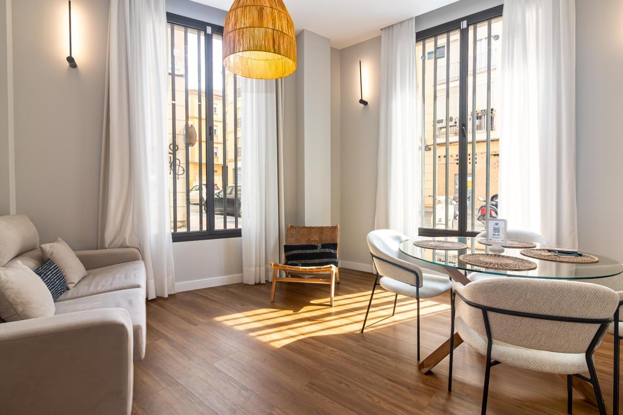 Malaga Center Flat Boutique Apartments City Center Bagian luar foto