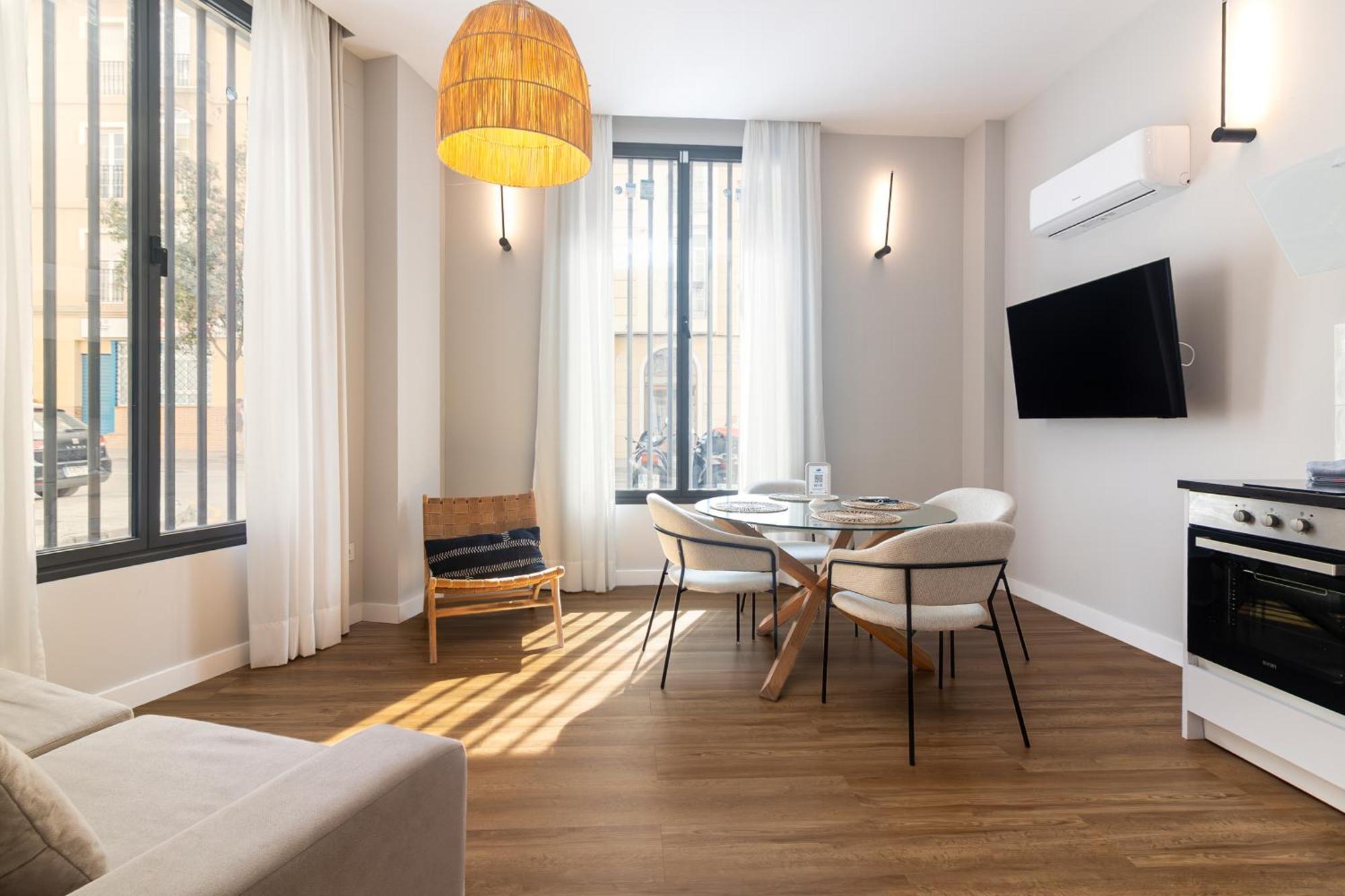 Malaga Center Flat Boutique Apartments City Center Bagian luar foto